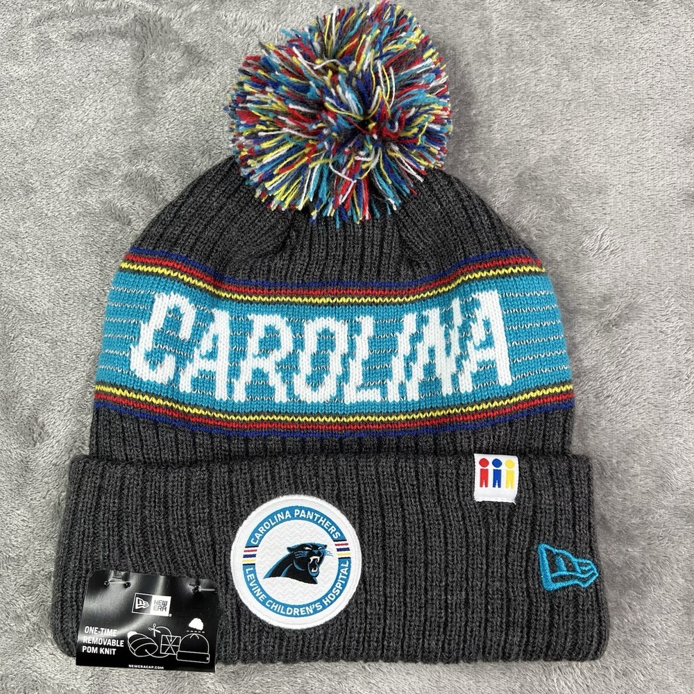 Greg Olsen Carolina Panthers Levine Children's Hospital Beanie Knit Hat 2022 New